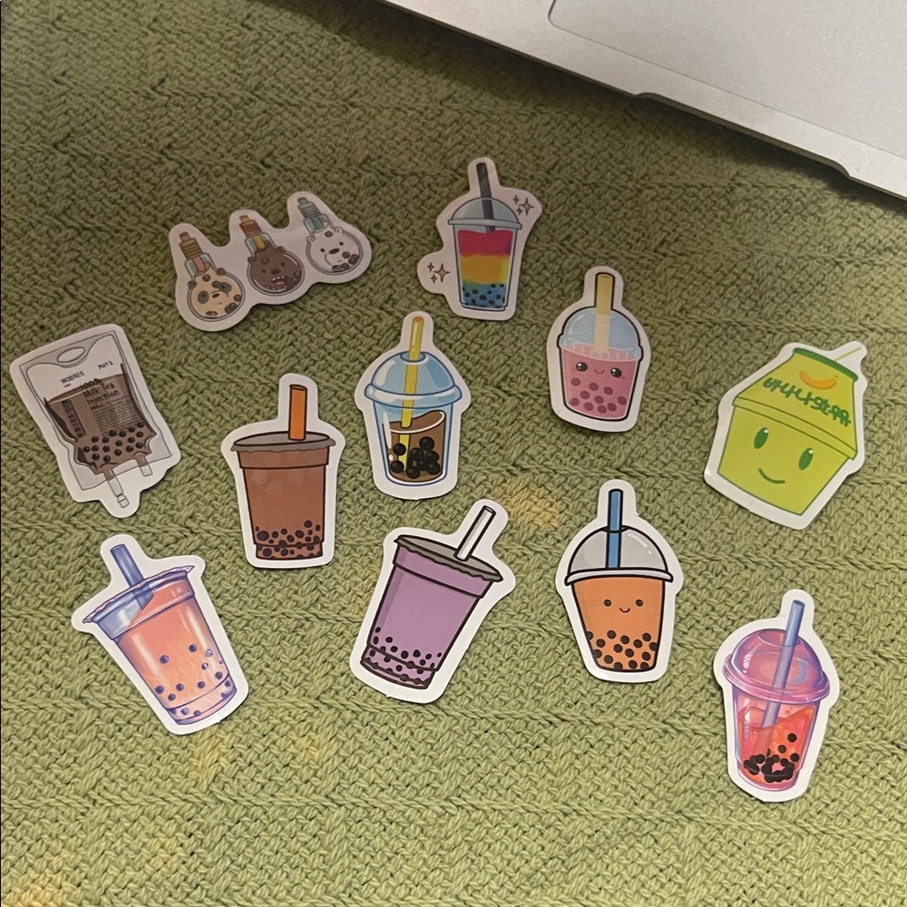 Cute Bubble Tea Stickers